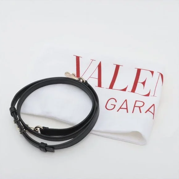 Sold out ❌Valentino Garavani VLTN Canvas & leather 2 way tote bag black x beige - Picture 12 of 12